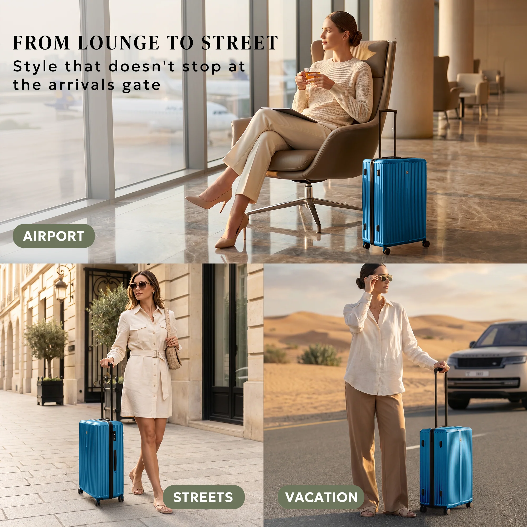 20" Air Glide Cabin Suitcase - Teal - Image 10