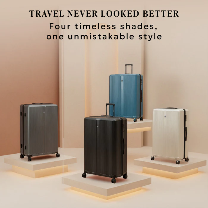 28" Air Glide Large Suitcase - Beige - Image 11