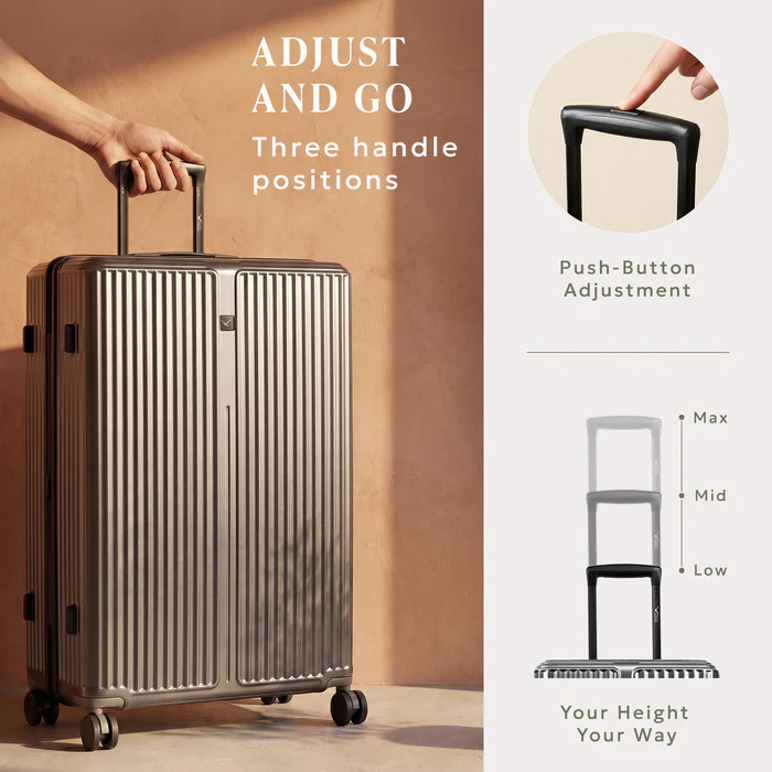 32" Air Glide XL Suitcase - Gunmetal - Image 7