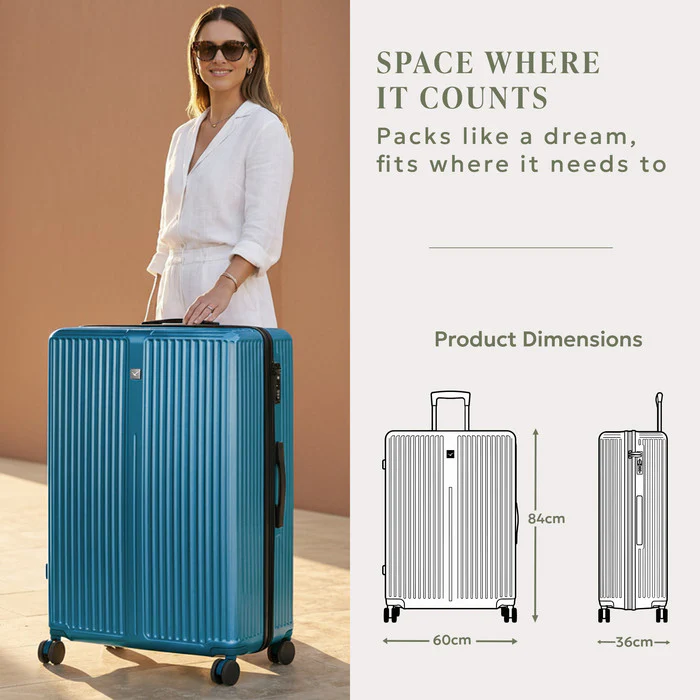 32" Air Glide XL Suitcase - Teal - Image 8