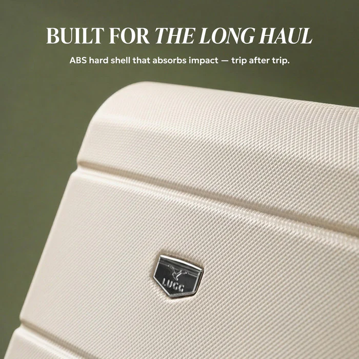 15" Jetset Cabin Bag - Cream & Brown - Image 3