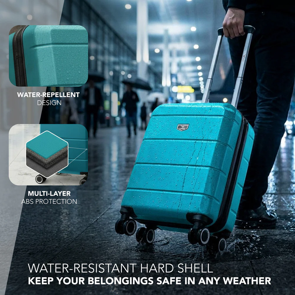 15" Jetset Cabin Bag - Teal - Image 4