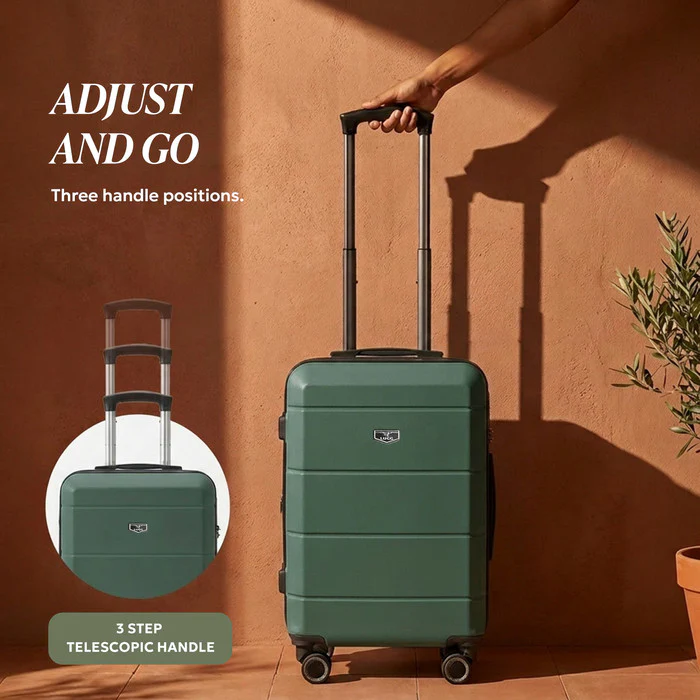 20" Jetset Cabin Suitcase - Army Green - Image 5