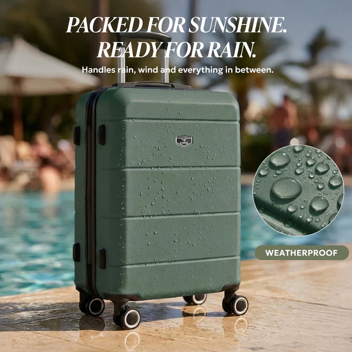 20" Jetset Cabin Suitcase - Army Green - Image 9