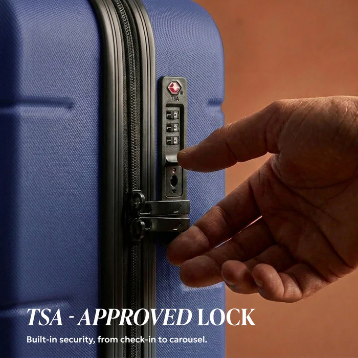 20" Jetset Cabin Suitcase - Midnight Blue - Image 6
