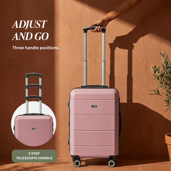 20" Jetset Cabin Suitcase - Rose Gold - Image 5