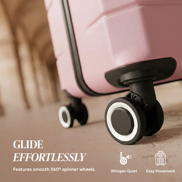 20" Jetset Cabin Suitcase - Rose Gold - Image 7