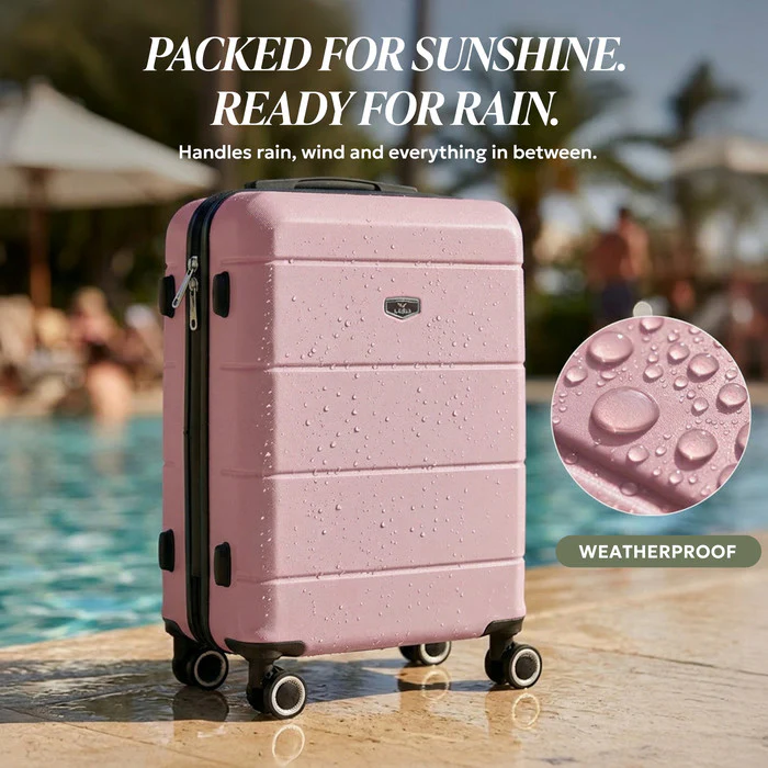 20" Jetset Cabin Suitcase - Rose Gold - Image 9