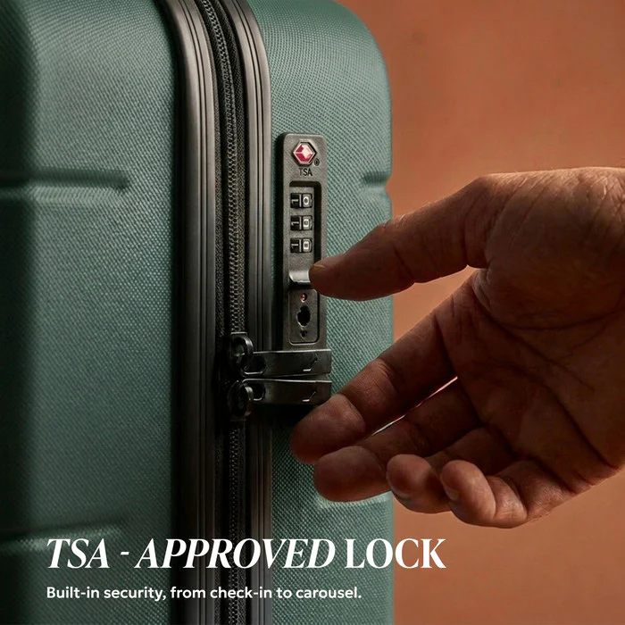 28" Jetset Large Suitcase - Army Green - Image 6