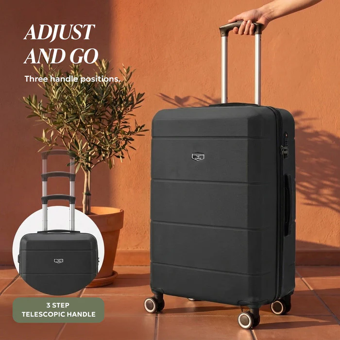 28" Jetset Large Suitcase - Black - Image 5