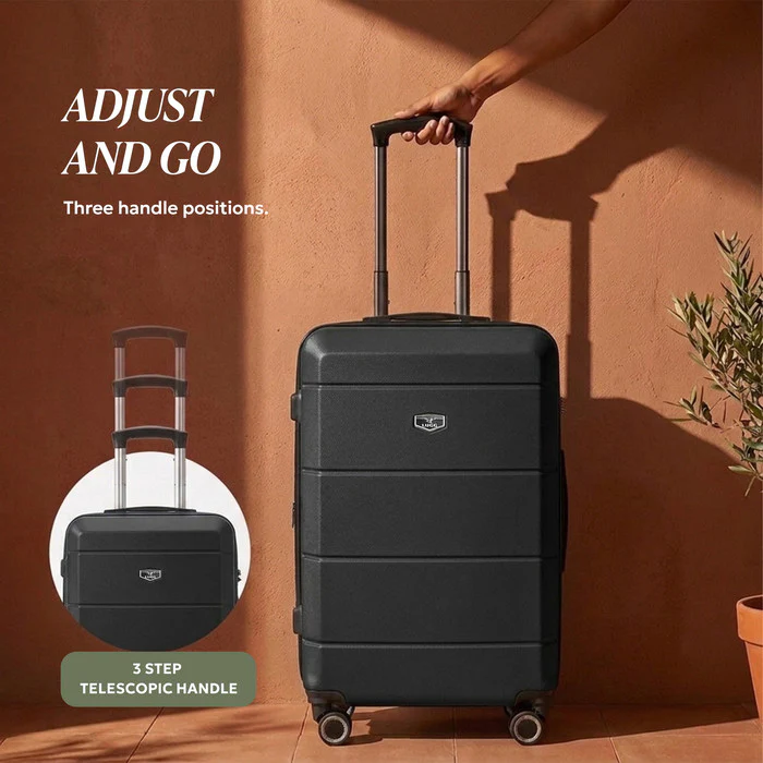 24" Jetset Medium Suitcase - Black - Image 5