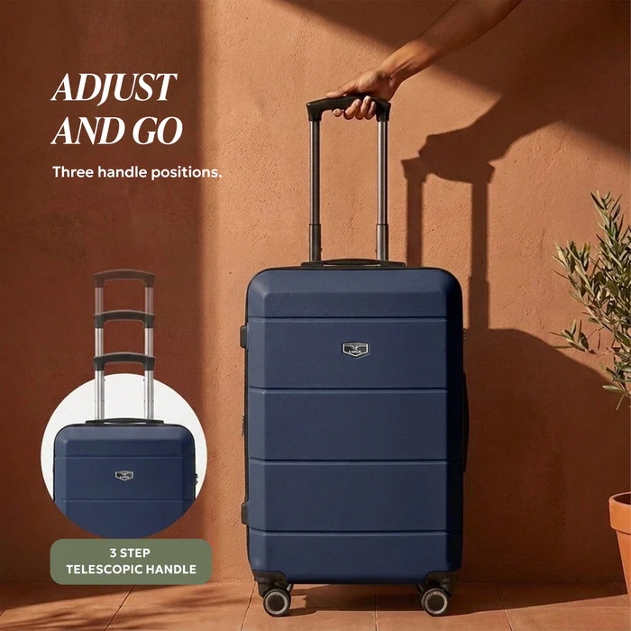 24" Jetset Medium Suitcase - Midnight Blue - Image 5