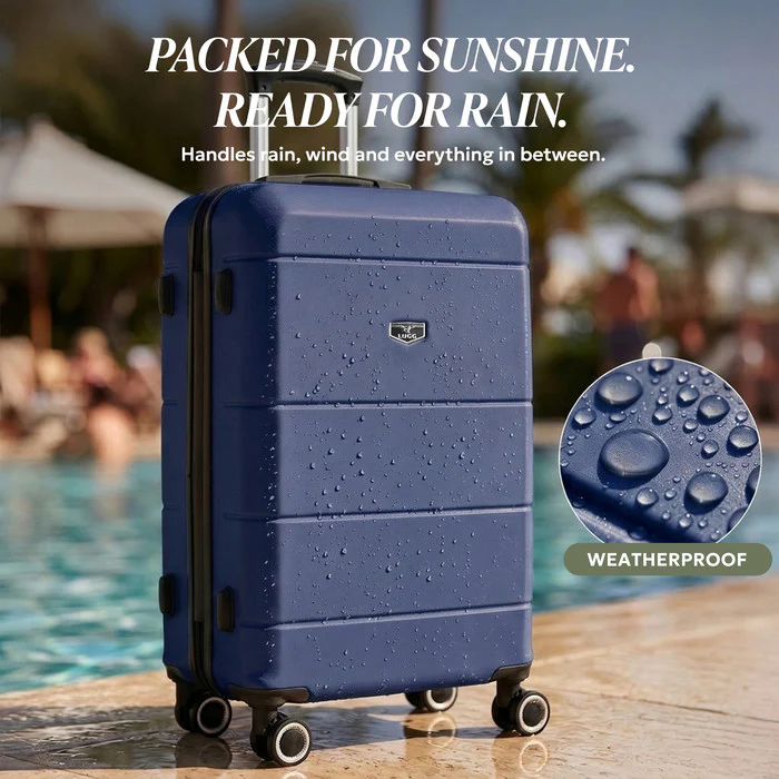 24" Jetset Medium Suitcase - Midnight Blue - Image 9