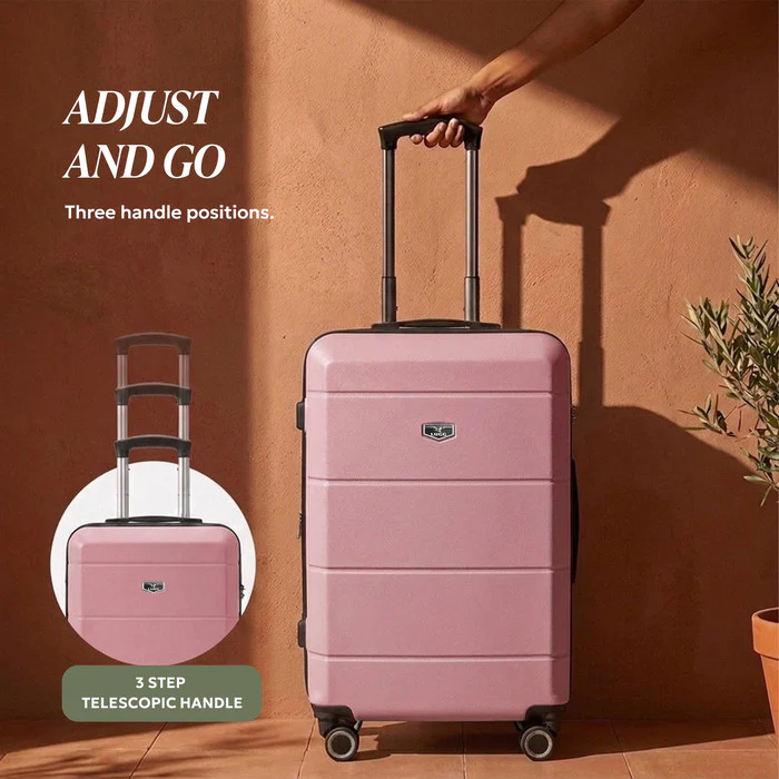 24" Jetset Medium Suitcase - Rose Gold - Image 5