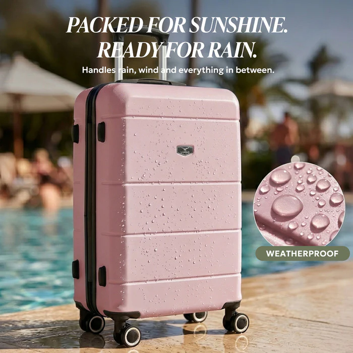 24" Jetset Medium Suitcase - Rose Gold - Image 9