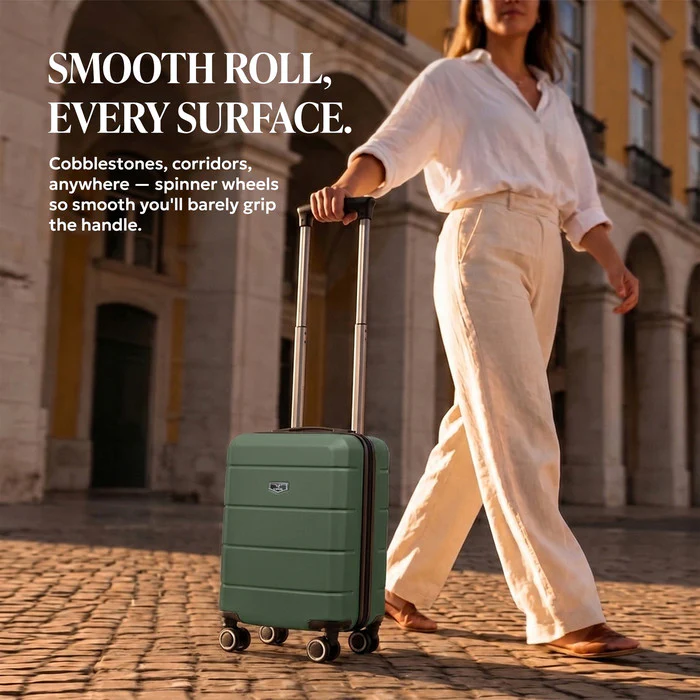 40cm Jetset Underseat Cabin Bag - Army Green - Image 11