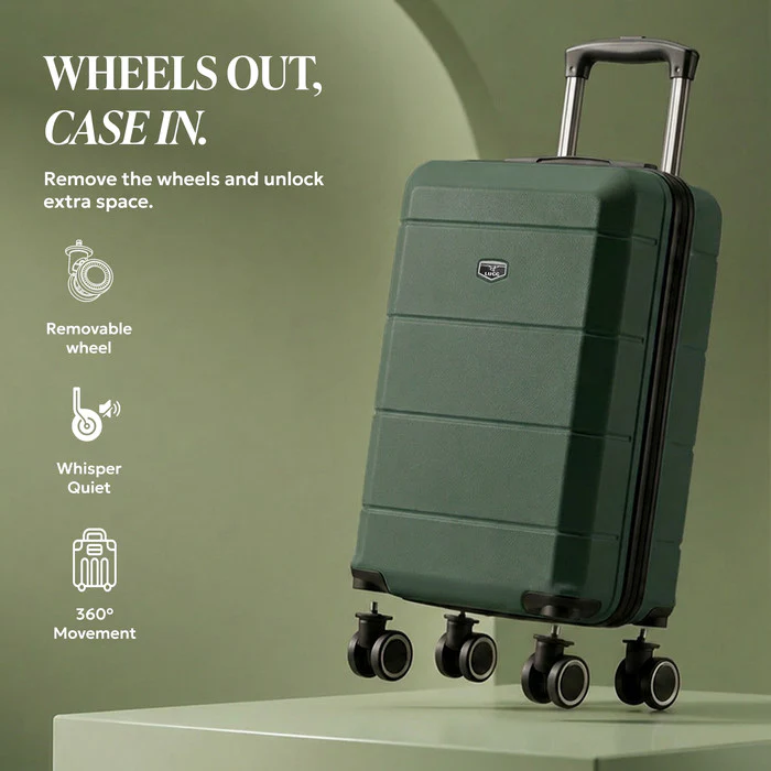 40cm Jetset Underseat Cabin Bag - Army Green - Image 8