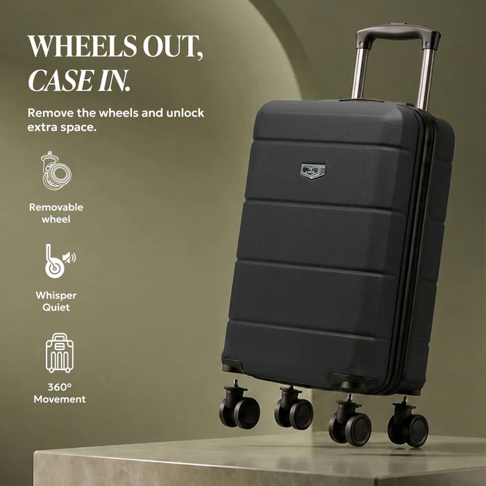 40cm Jetset Underseat Cabin Bag - Black - Image 8