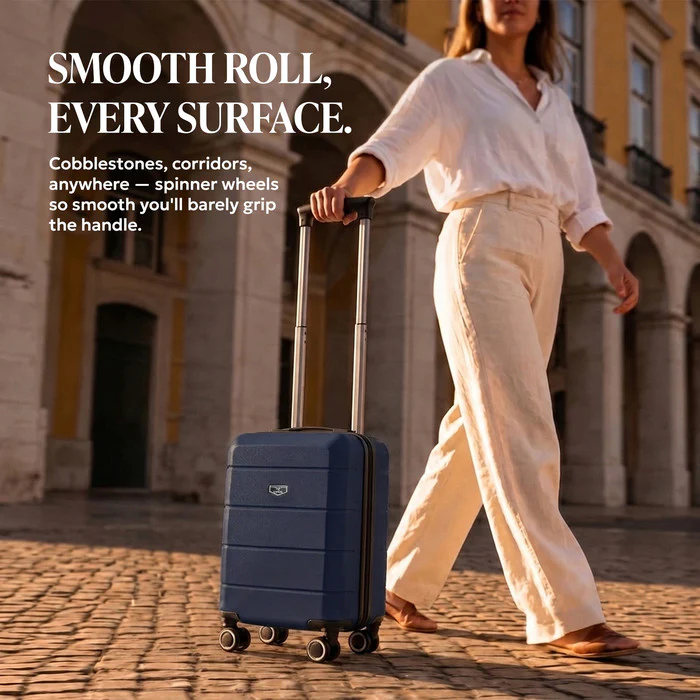 40cm Jetset Underseat Cabin Bag - Midnight Blue - Image 11