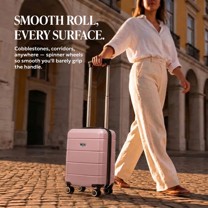 40cm Jetset Underseat Cabin Bag - Rose Gold - Image 11