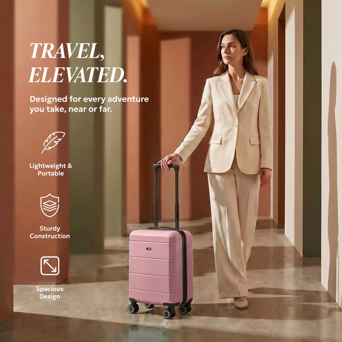 40cm Jetset Underseat Cabin Bag - Rose Gold - Image 3