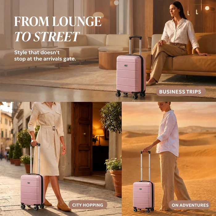 40cm Jetset Underseat Cabin Bag - Rose Gold - Image 5