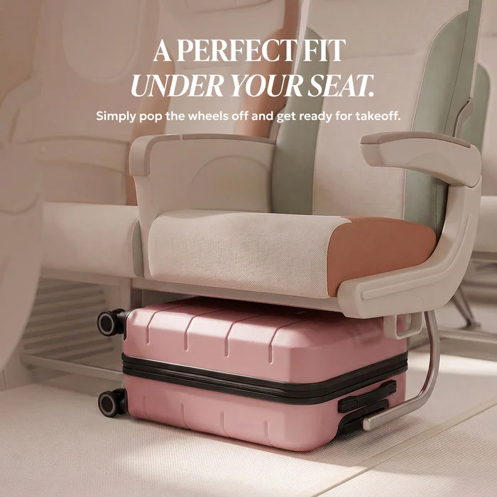 40cm Jetset Underseat Cabin Bag - Rose Gold - Image 7
