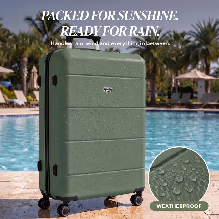 32" Jetset XL Suitcase - Army Green - Image 9