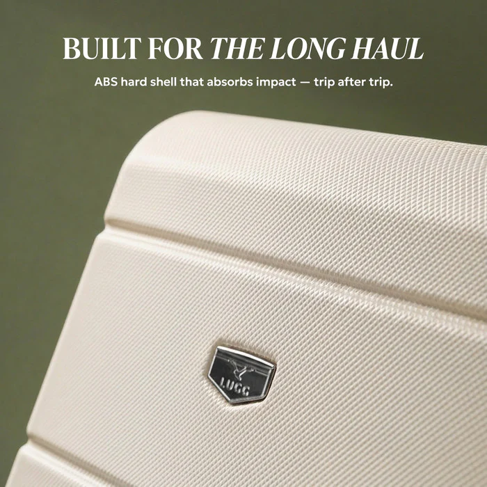 32" Jetset XL Suitcase - Cream & Brown - Image 3