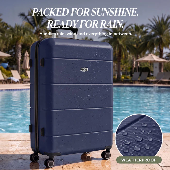32" Jetset XL Suitcase - Midnight Blue - Image 9