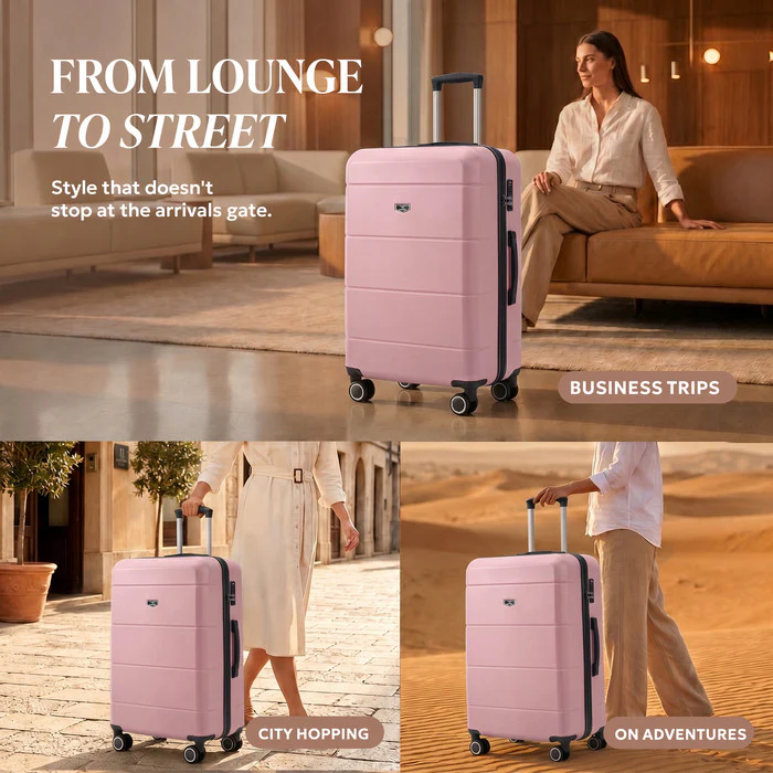 32" Jetset XL Suitcase - Rose Gold - Image 4