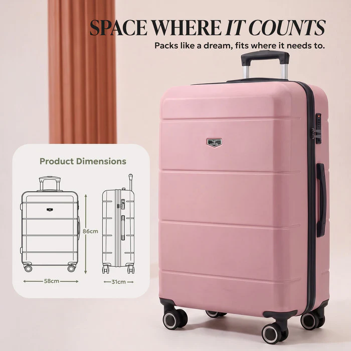 32" Jetset XL Suitcase - Rose Gold - Image 8