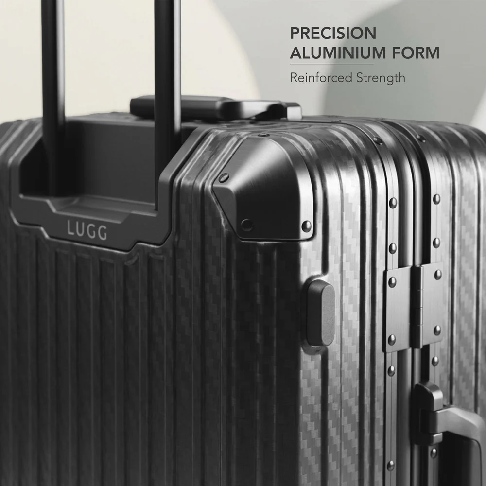 Solo 20" Hard Shell Suitcase - Black - Image 4