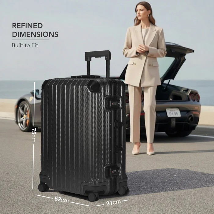 Solo Explorer 28" Hard Shell Suitcase - Black - Image 8
