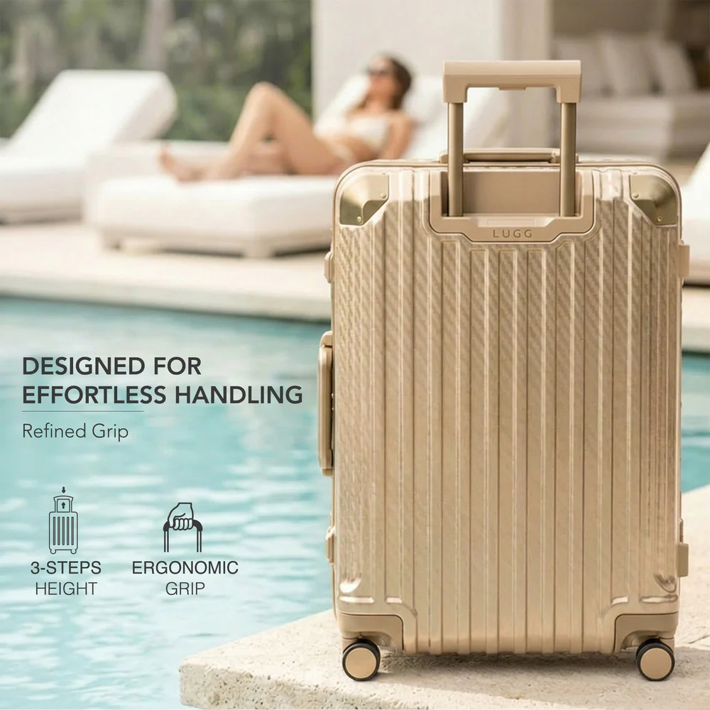 Solo Explorer 28" Hard Shell Suitcase - Gold - Image 10