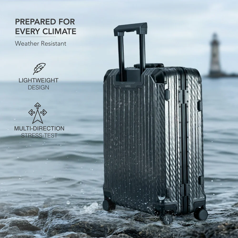 Solo Explorer 28" Hard Shell Suitcase - Grey - Image 5