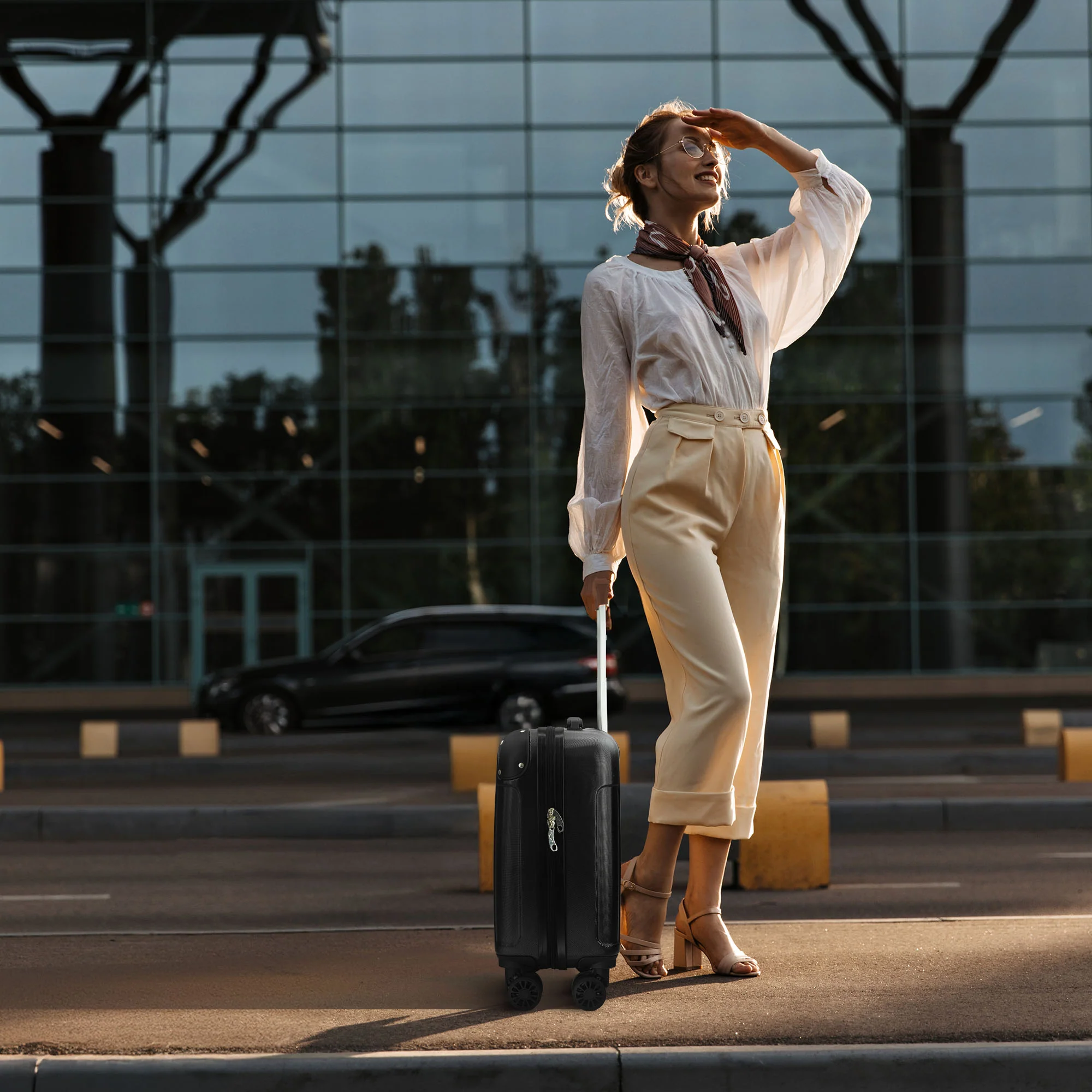 15" Skywander Cabin Bag - Black - Image 5