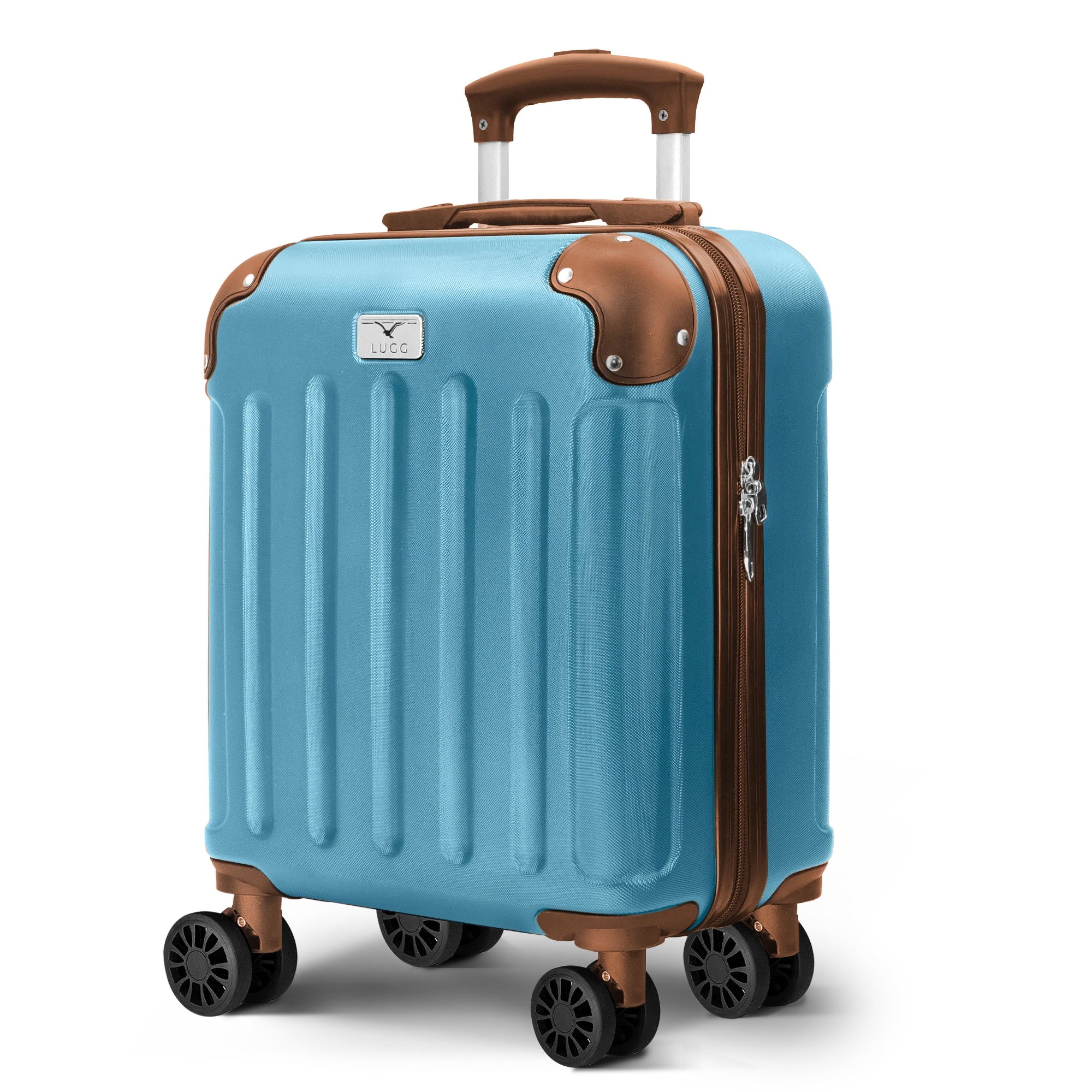15" Skywander Cabin Bag - Blue & Brown