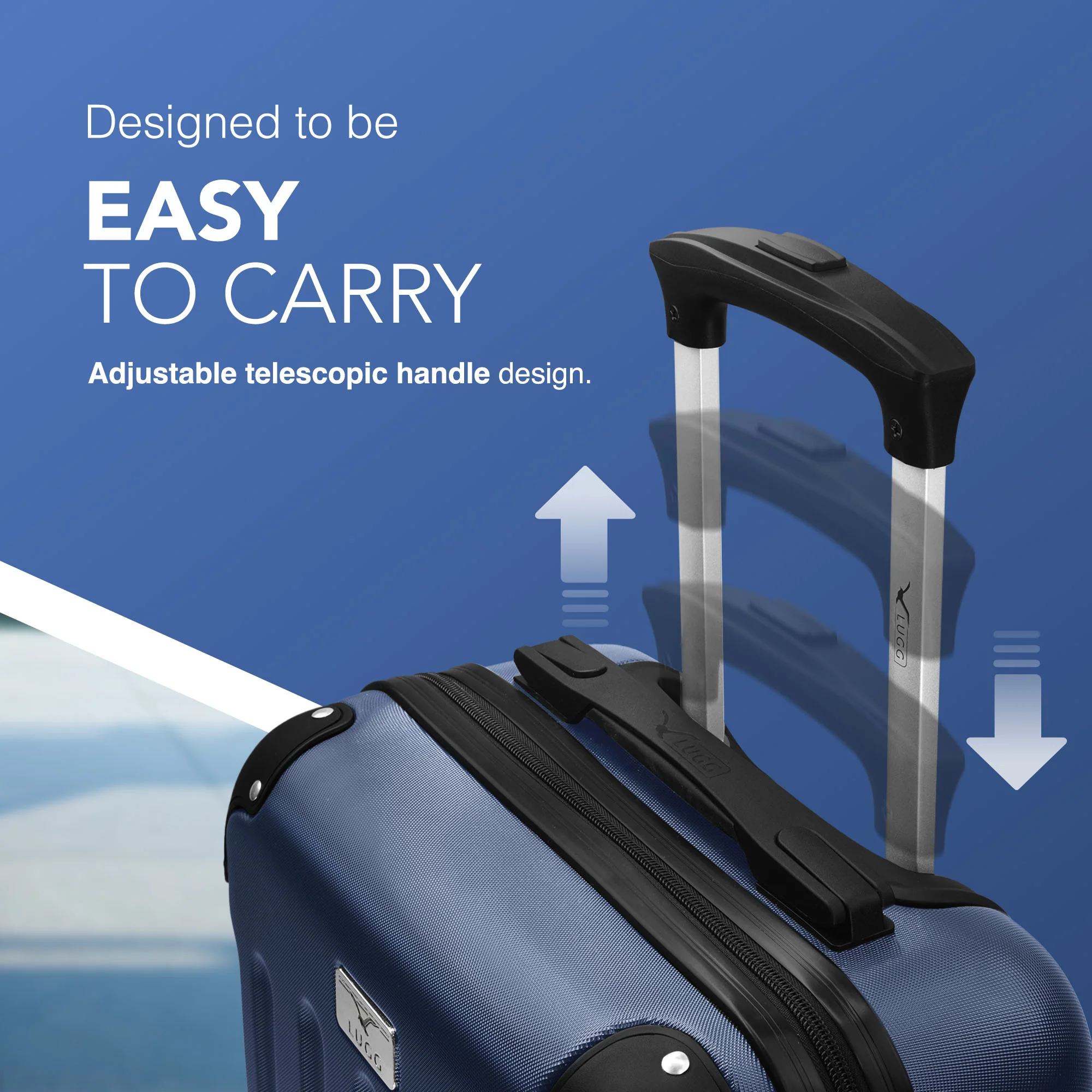 15" Skywander Cabin Bag - Midnight Blue - Image 3