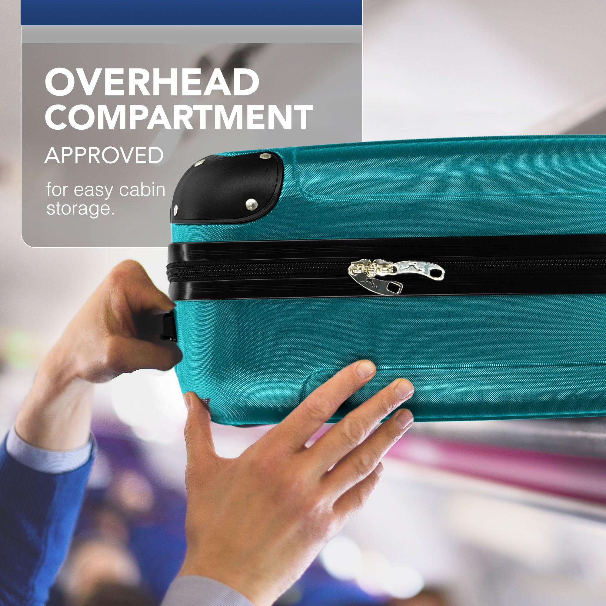 15" Skywander Cabin Bag - Teal - Image 6