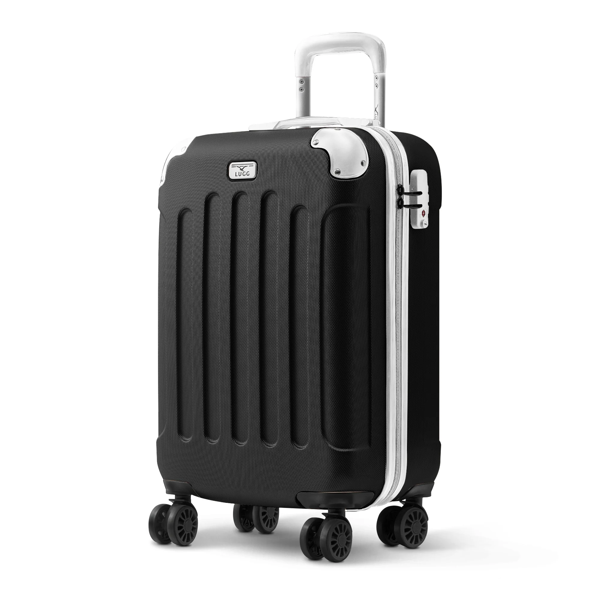 20" Skywander Cabin Suitcase - Black & White