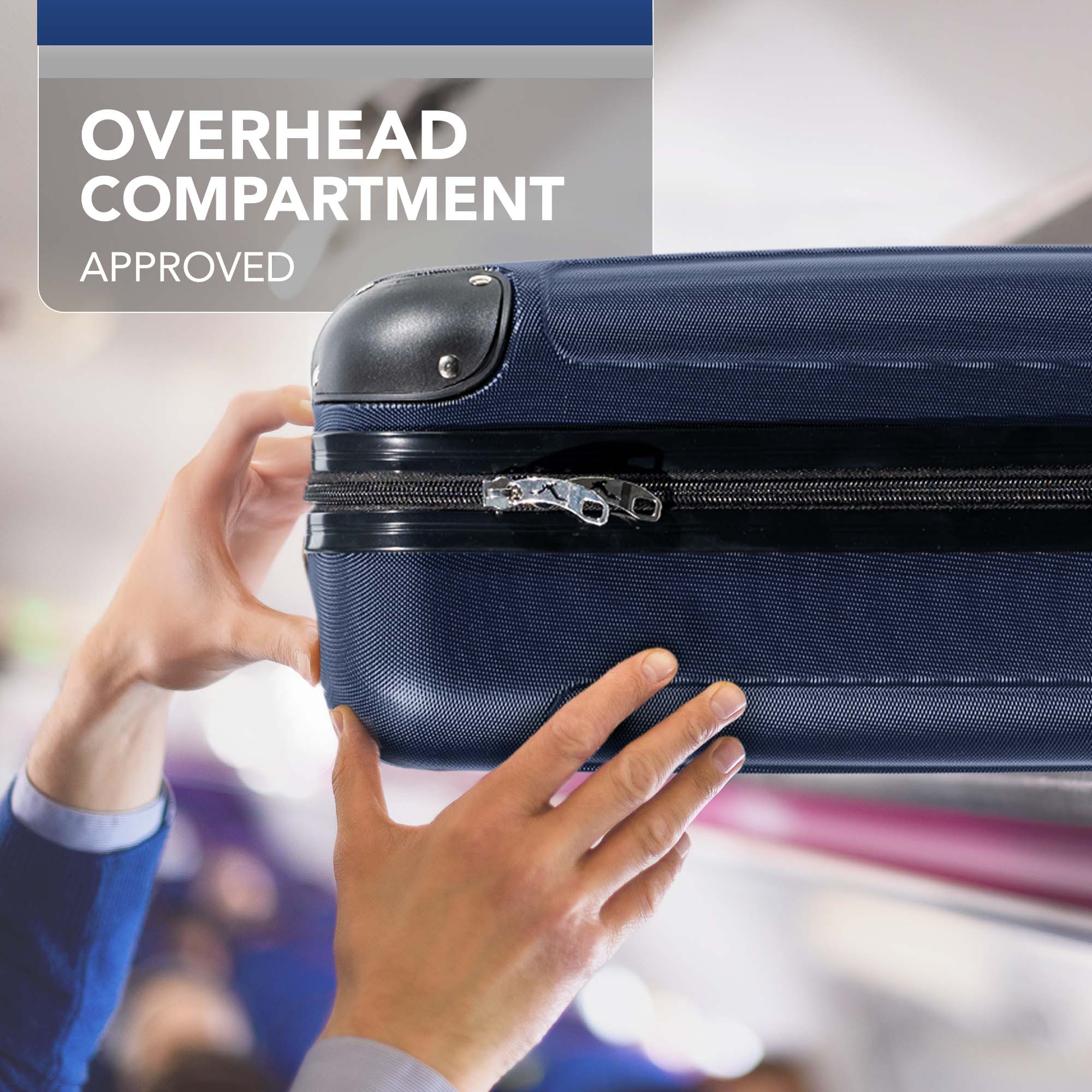 40cm Skywander Underseat Cabin Bag - Midnight Blue - Image 6
