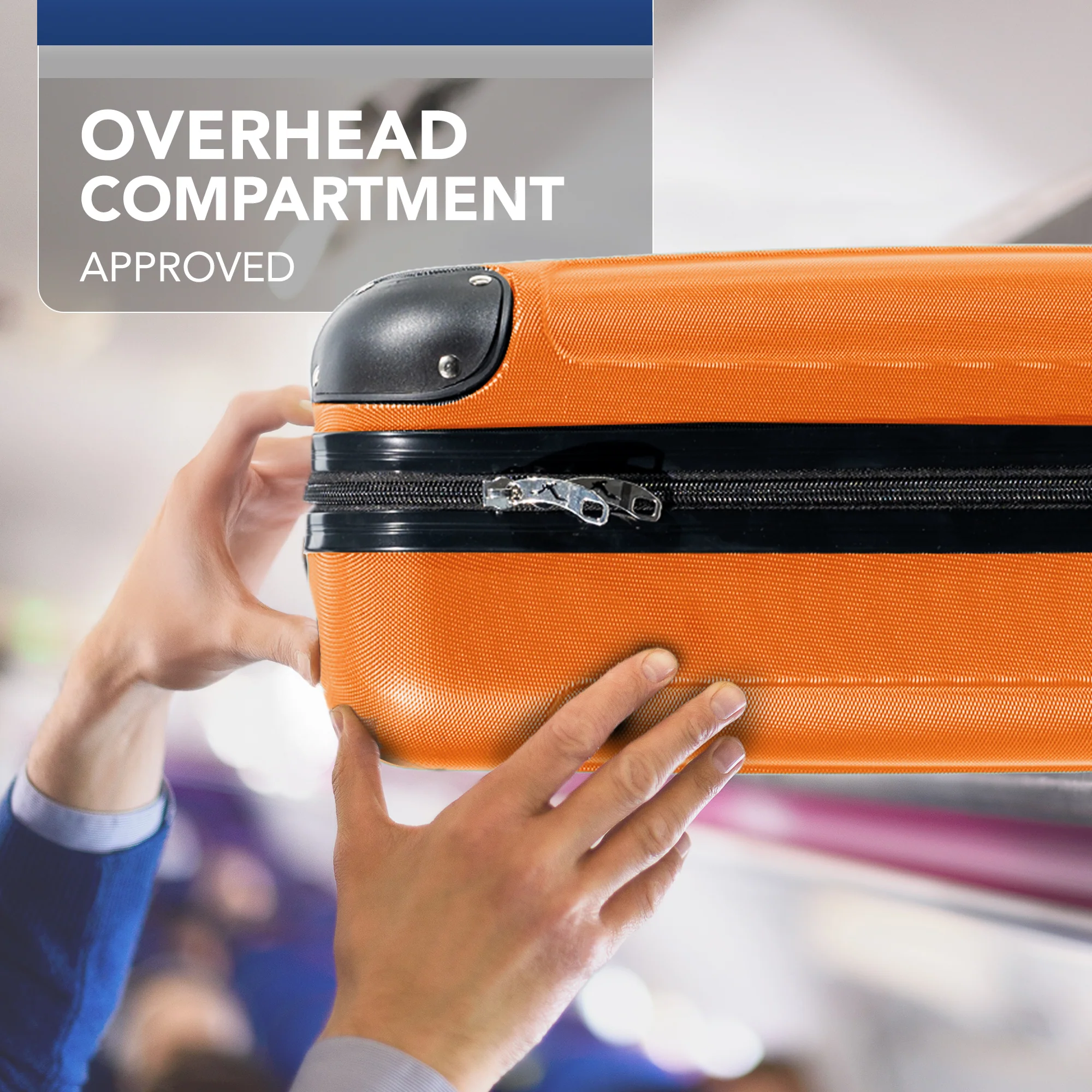 40cm Skywander Underseat Cabin Bag - Orange - Image 5