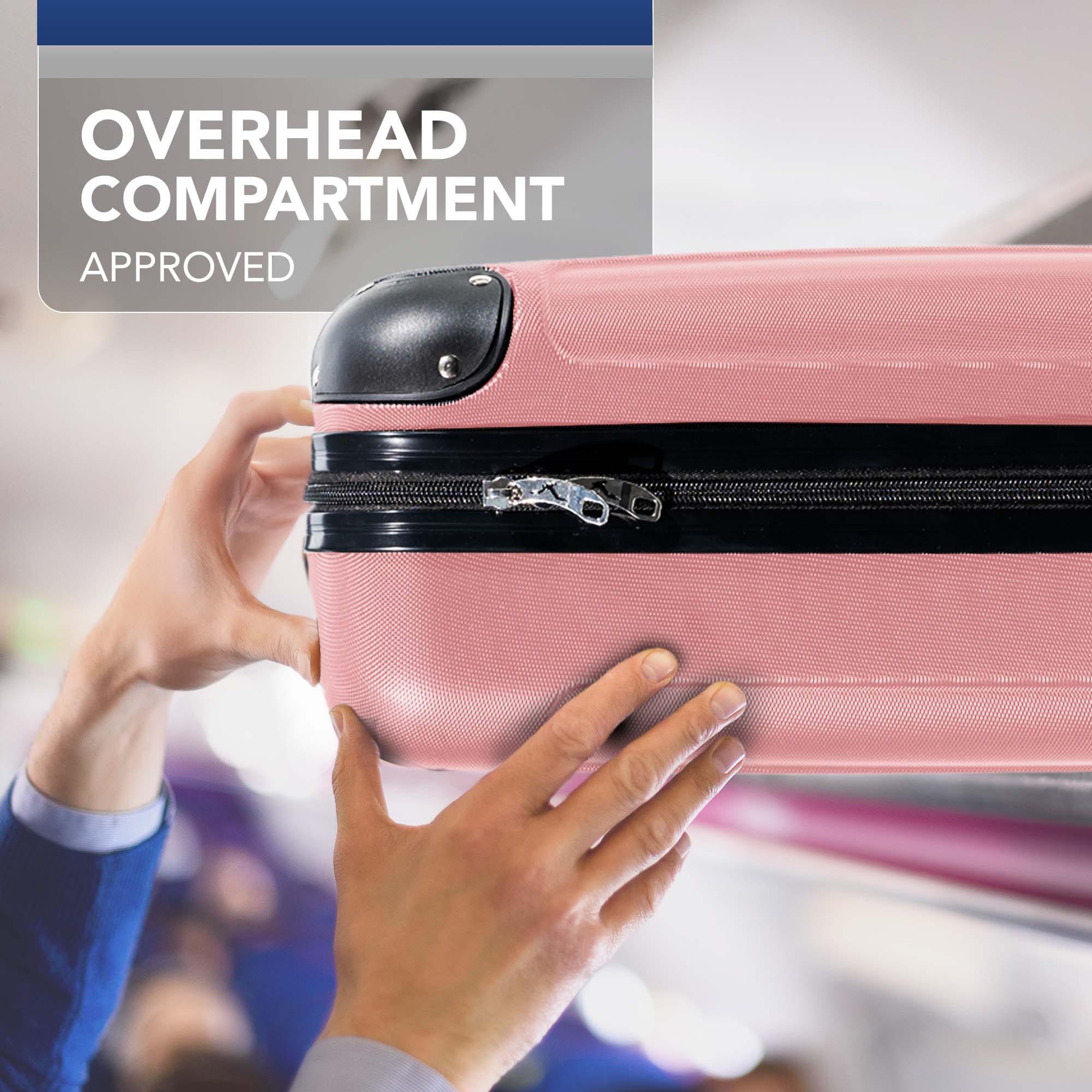 40cm Skywander Underseat Cabin Bag - Rose Gold - Image 6