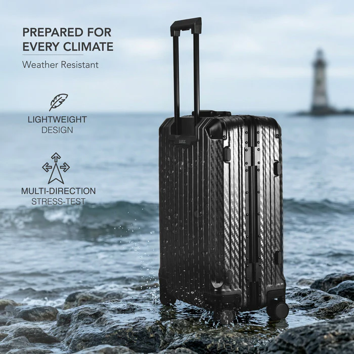 24" Solo Explorer Medium Suitcase - Black - Image 5