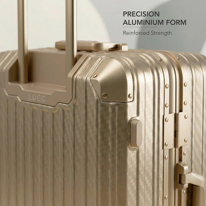 24" Solo Explorer Medium Suitcase - Gold - Image 4