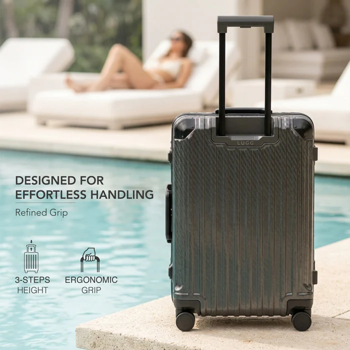 24" Solo Explorer Medium Suitcase - Space Grey - Image 10