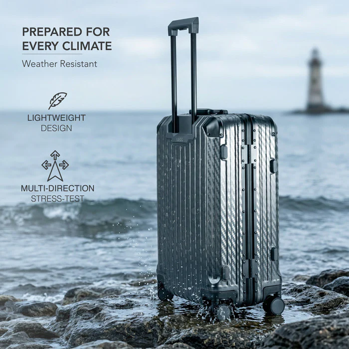 24" Solo Explorer Medium Suitcase - Space Grey - Image 5