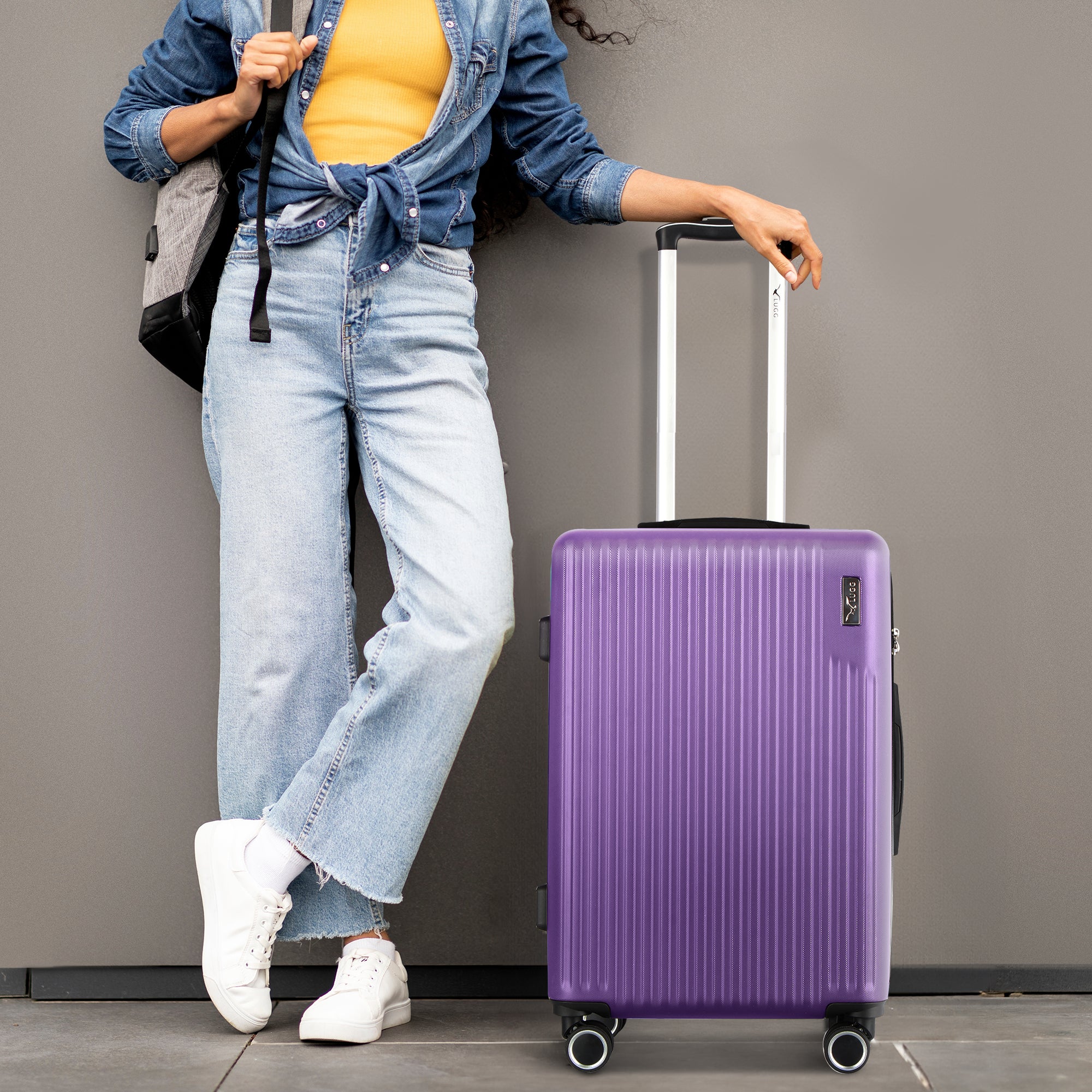 20" Vacay Cabin Suitcase - Lavender - Image 5