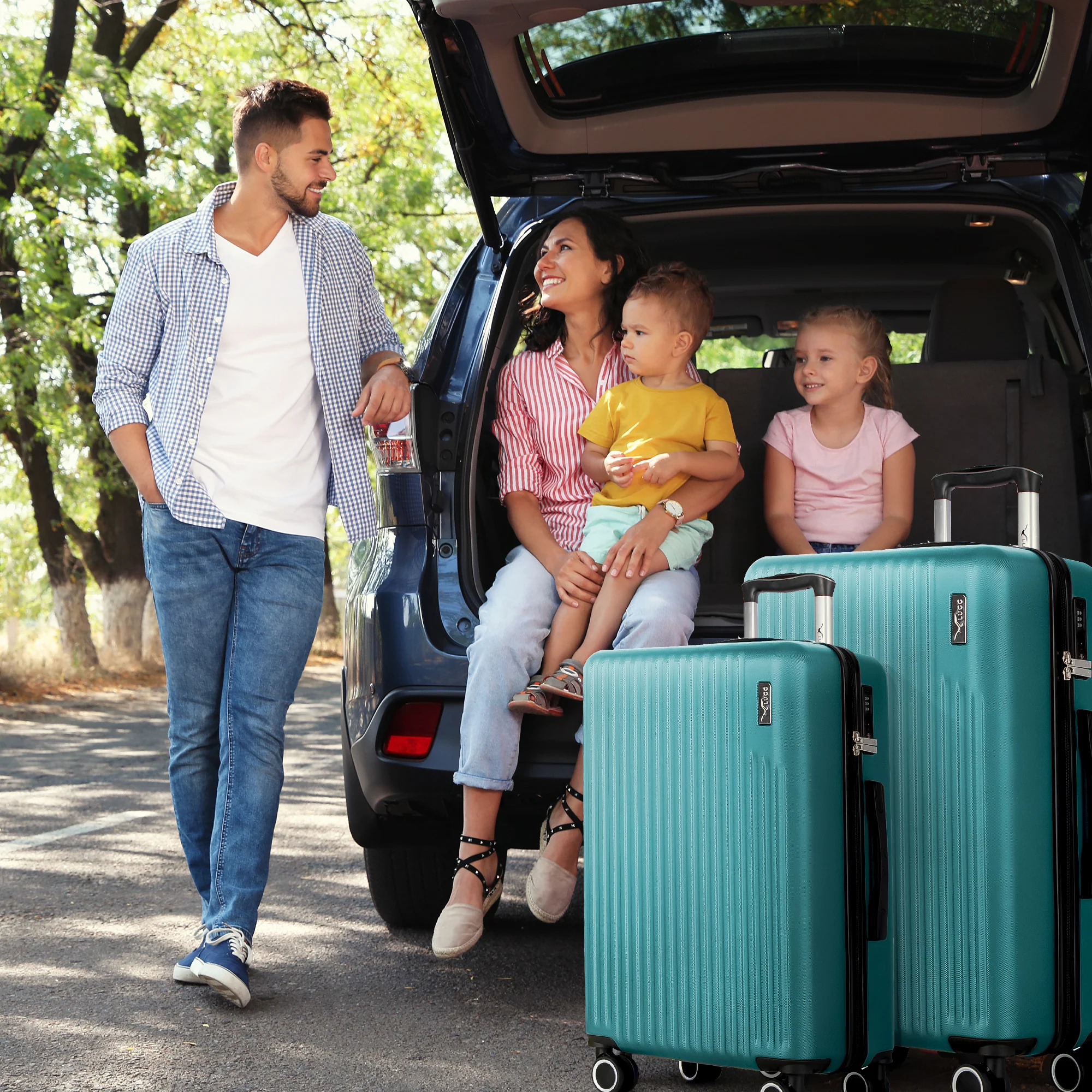20" Vacay Cabin Suitcase - Ocean - Image 2